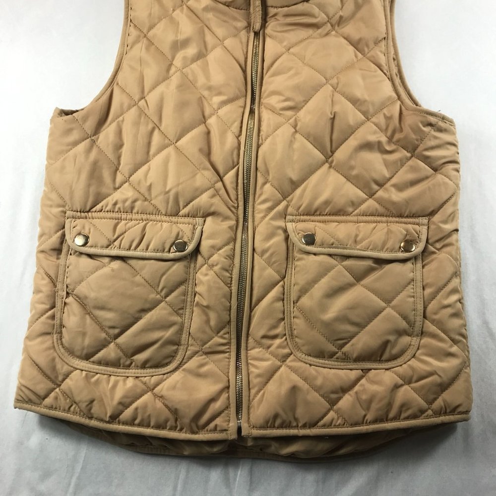Thread & Supply Tan Quilted Vest - Picture 2 of 7